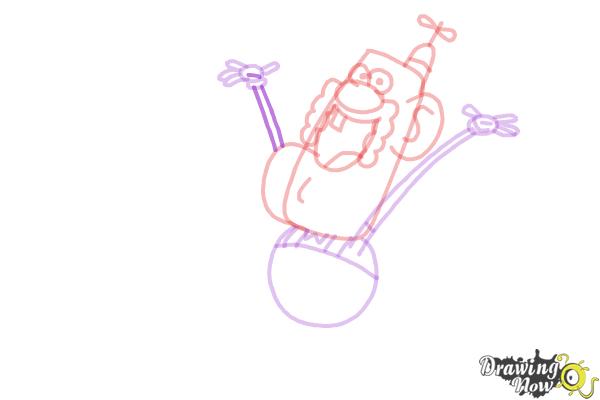 How to Draw Uncle Grandpa - Step 11