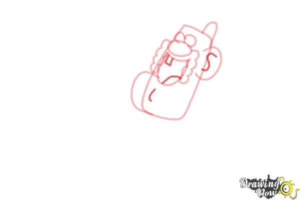 How to Draw Uncle Grandpa - Step 5