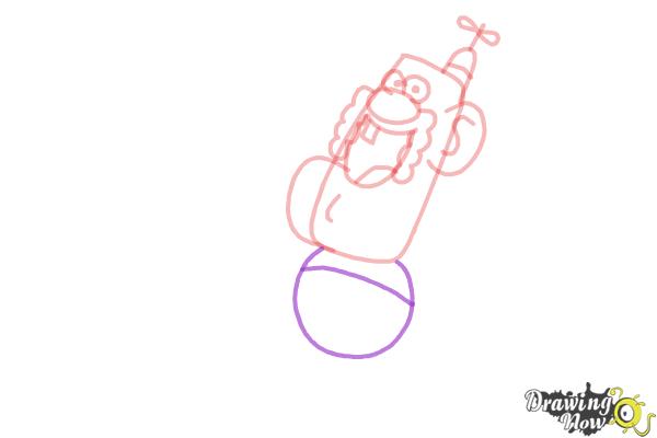 How to Draw Uncle Grandpa - Step 7