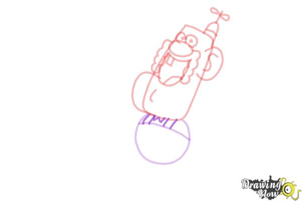 How to Draw Uncle Grandpa - Step 8