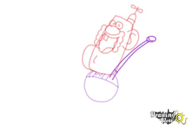 How to Draw Uncle Grandpa - Step 9