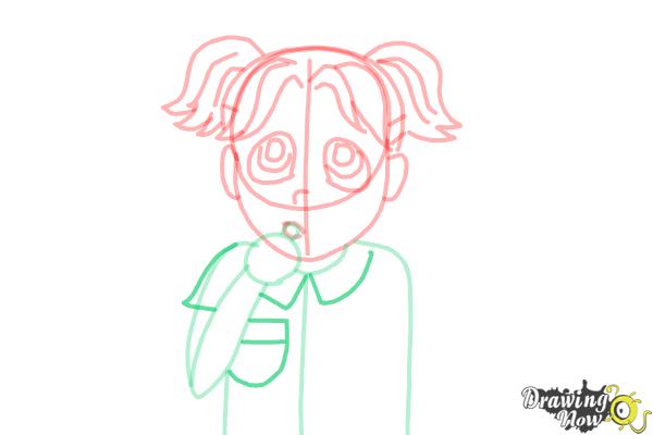 How to Draw Brianna Maxwell from Dork Diaries - Step 10