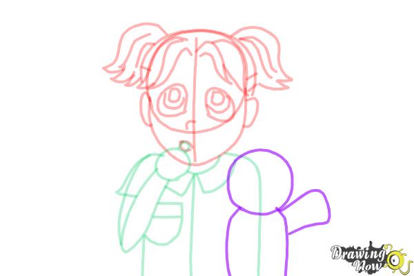 How to Draw Brianna Maxwell from Dork Diaries - Step 11