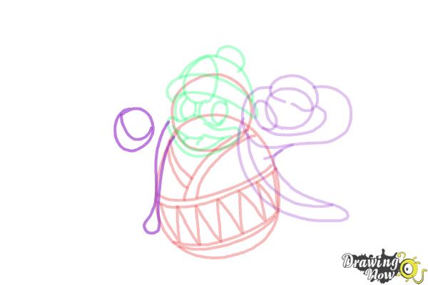How to Draw King Dedede from Kirby - Step 11