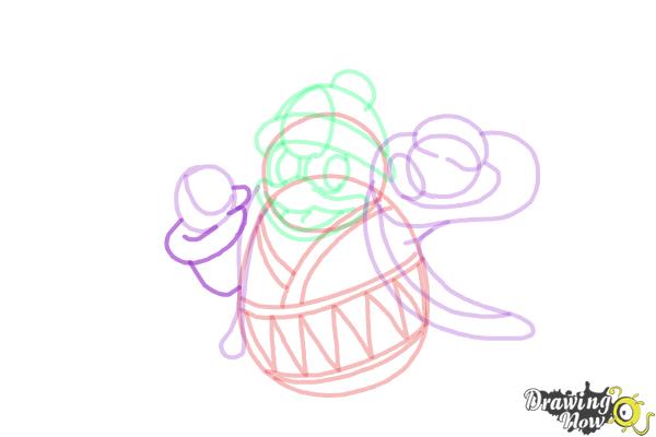 How to Draw King Dedede from Kirby - Step 12