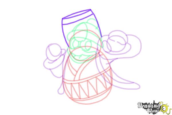 How to Draw King Dedede from Kirby - Step 13