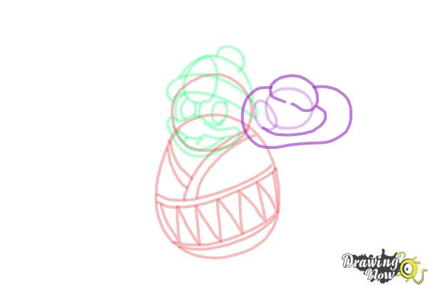 How to Draw King Dedede from Kirby - Step 9