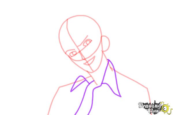 How to Draw Ayato Sakamaki from Diabolik Lovers - Step 6
