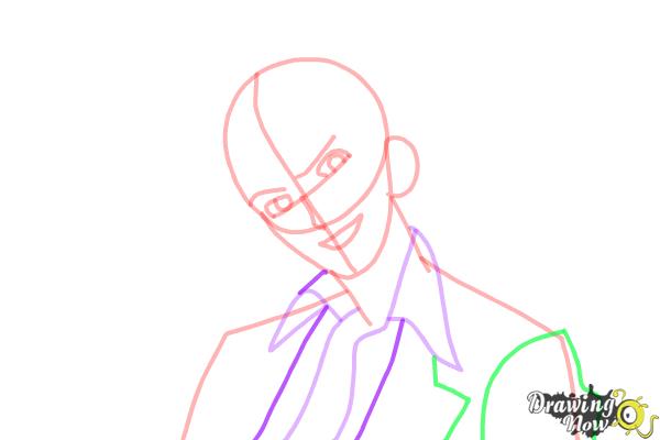 How to Draw Ayato Sakamaki from Diabolik Lovers - Step 7