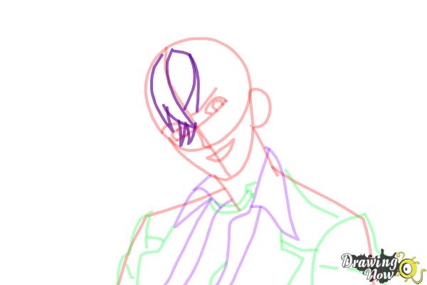 How to Draw Ayato Sakamaki from Diabolik Lovers - Step 9 How to Draw Ayato Sakamaki from Diabolik Lovers - Step 9