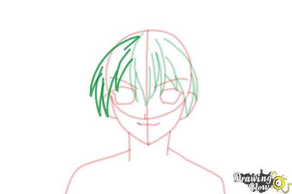 How to Draw Kokoa Shuzen from Rosario + Vampire - Step 7