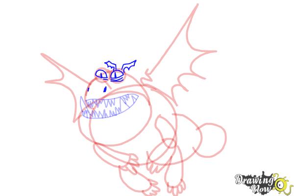 How to Draw Meatlug from How to Train Your Dragon 2 - Step 11