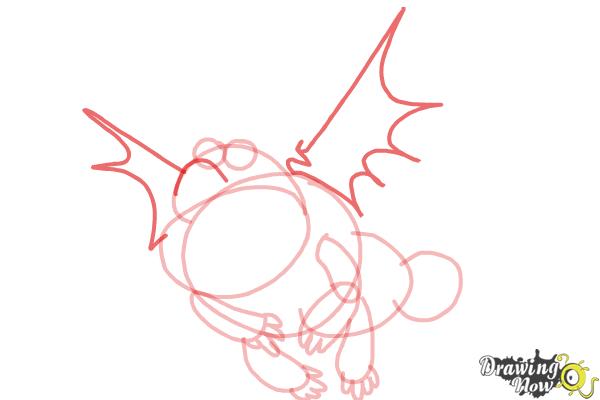 How to Draw Meatlug from How to Train Your Dragon 2 - Step 8