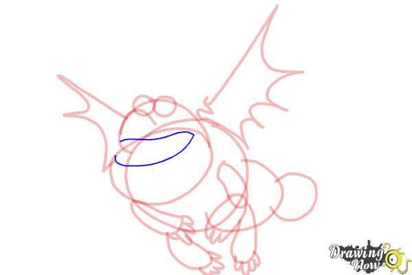How to Draw Meatlug from How to Train Your Dragon 2 - Step 9