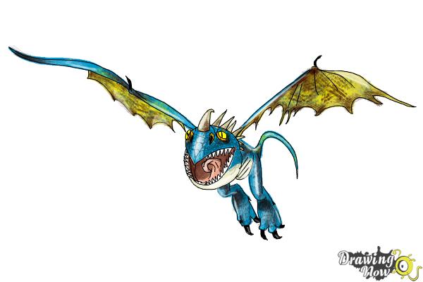 How to Draw Stormfly from How to Train Your Dragon 2 - Step 9