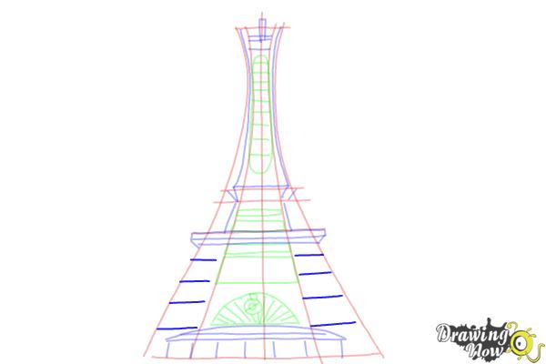 How to Draw The Prism Tower from Pokemon - Step 10