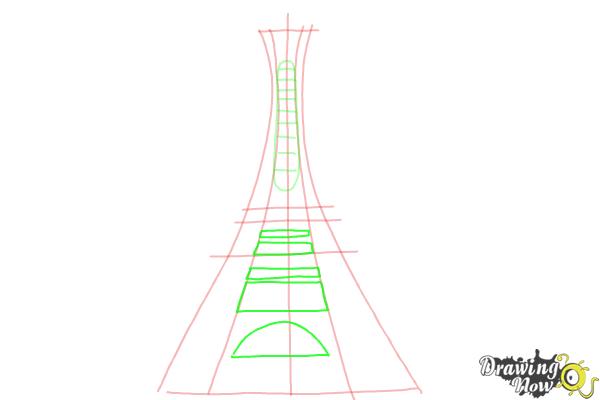 How to Draw The Prism Tower from Pokemon - Step 5