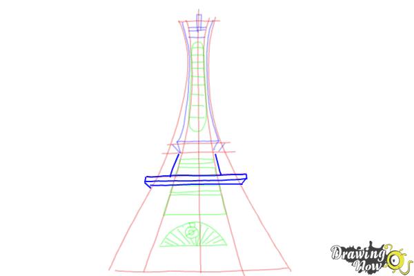 How to Draw The Prism Tower from Pokemon - Step 8