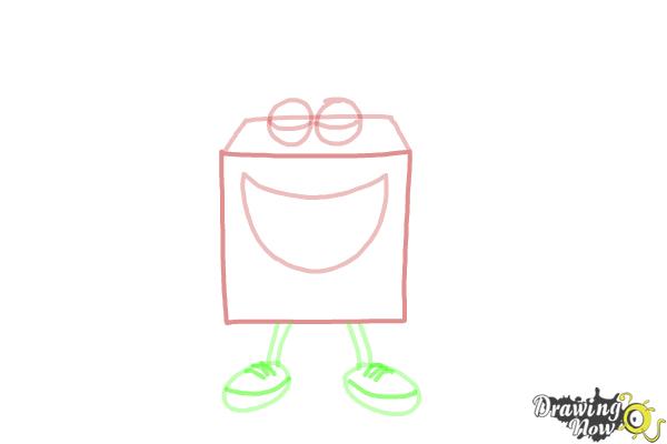 How to Draw Happy, Mcdonald'S Happy Meal Mascot - Step 7