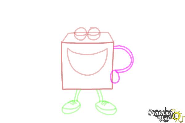 How to Draw Happy, Mcdonald'S Happy Meal Mascot - Step 8