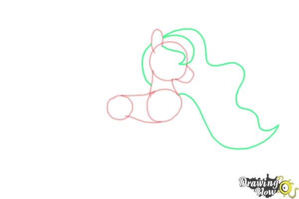 How to Draw Princess Luna from My Little Pony Friendship Is Magic - Step 5