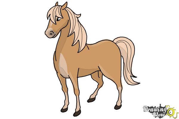 How to Draw a Horse Easy - Step 10