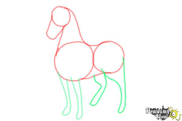 How to Draw a Horse Easy - Step 5