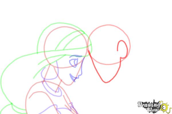 How to Draw Jasmine And Aladdin - DrawingNow