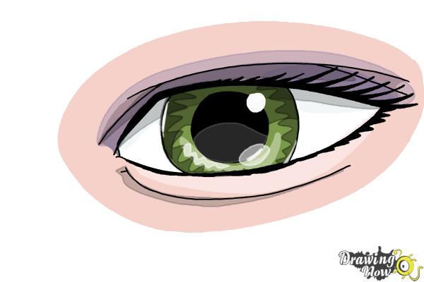 How to Draw an Eye Easy - Step 9