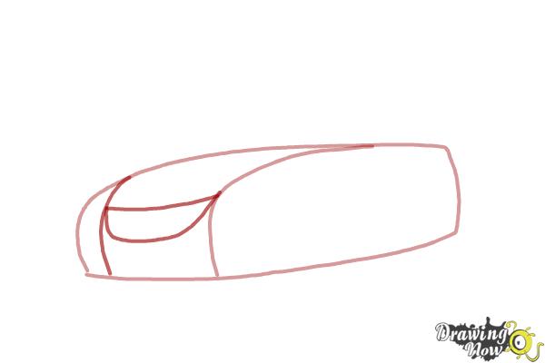 Front view of cars - line drawing like pen sketch - | CanStock