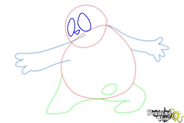How to Draw a Cartoon Panda - Step 7