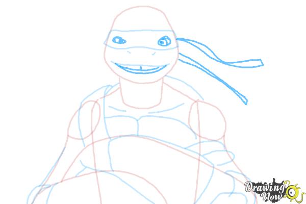 How to Draw Donatello from Teenage Mutant Ninja Turtles 2014, Tmnt - Step 7