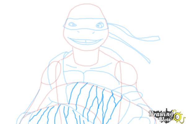 How to Draw Donatello from Teenage Mutant Ninja Turtles 2014, Tmnt - Step 8