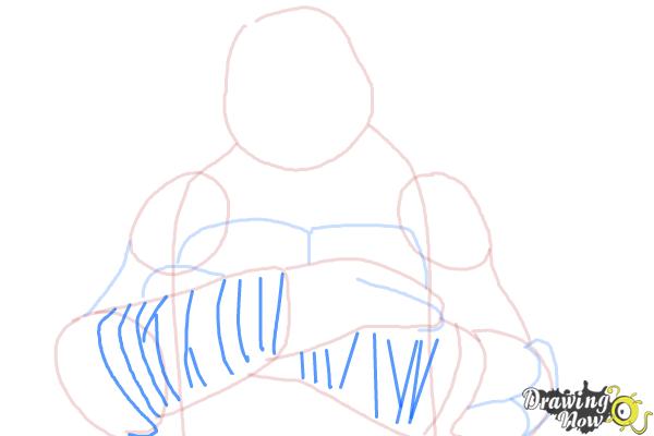 How to Draw Raphael from Teenage Mutant Ninja Turtles 2014, Tmnt - Step 5 How to Draw Raphael from Teenage Mutant Ninja Turtles 2014, Tmnt - Step 5