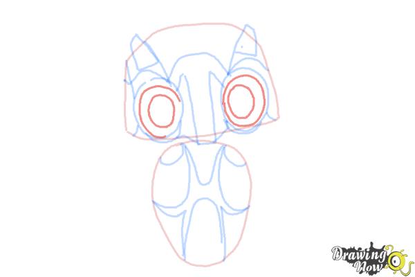 How to Draw Echo from Earth to Echo - Step 6