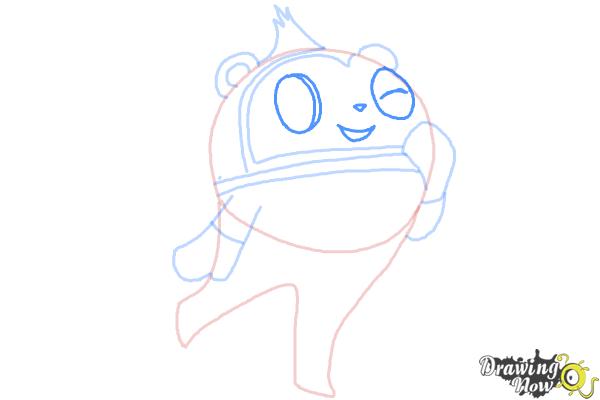 How to Draw Teddie from Persona 4 - Step 6