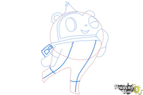 How to Draw Teddie from Persona 4 - Step 7