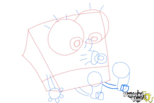 How to Draw Baby Spongebob Squarepants - Step 10