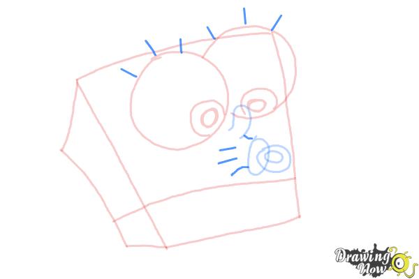 How to Draw Baby Spongebob Squarepants - Step 7