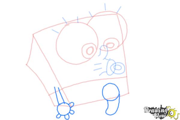 How to Draw Baby Spongebob Squarepants - Step 8