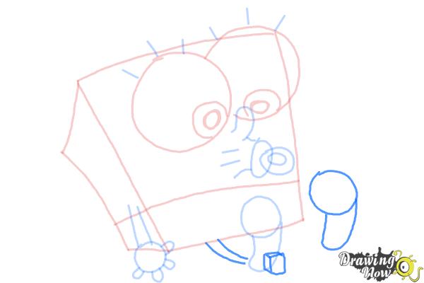 How to Draw Baby Spongebob Squarepants - Step 9