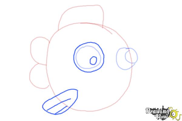 How to Draw Squekers from Doc Mcstuffins - Step 5