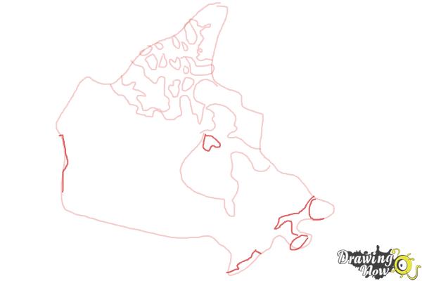 How to Draw Canada - Step 5