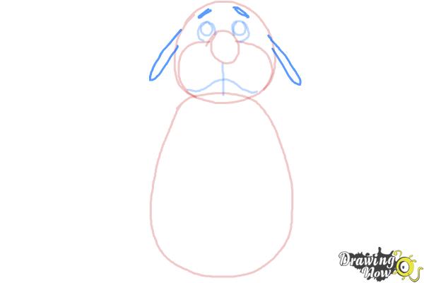 How to Draw Boppy from Doc Mcstuffins - Step 4