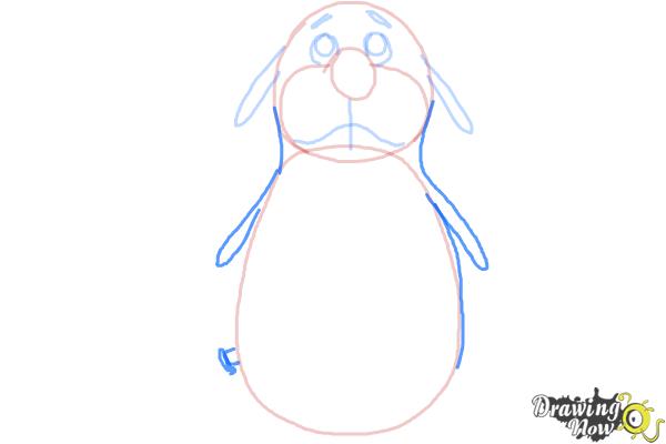 How to Draw Boppy from Doc Mcstuffins - Step 5