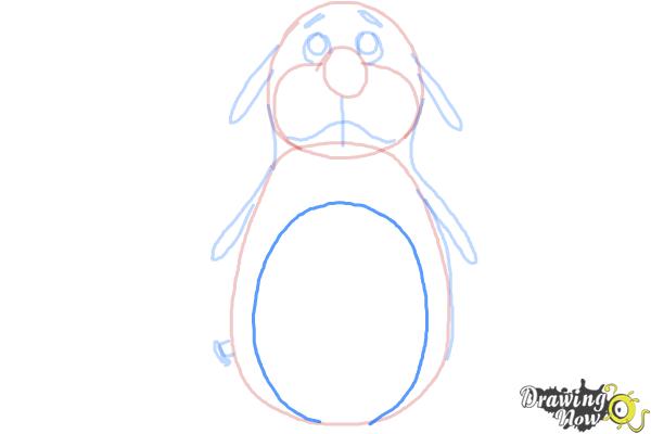 How to Draw Boppy from Doc Mcstuffins - Step 6