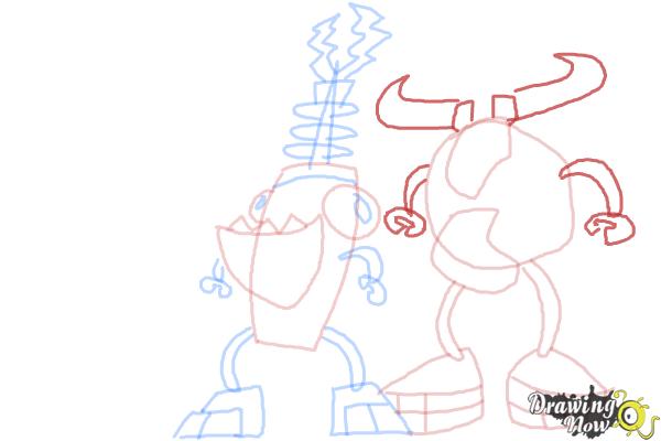 How to Draw Mixels - Step 9