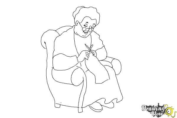 How to Draw a Grandmother - DrawingNow