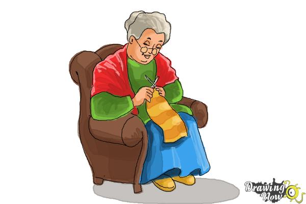 How to Draw a Grandmother - DrawingNow