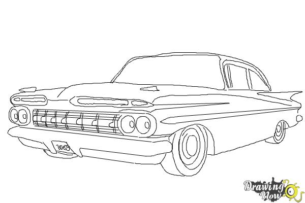 Printable Coloring Page Impala